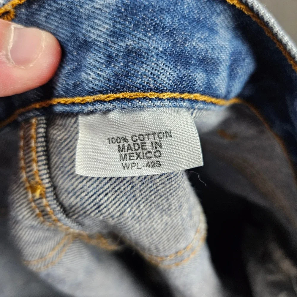 Levis 501 Mens Blue Jeans 40x30 Original Fit Button Fly Medium Wash‎ 00501-0000